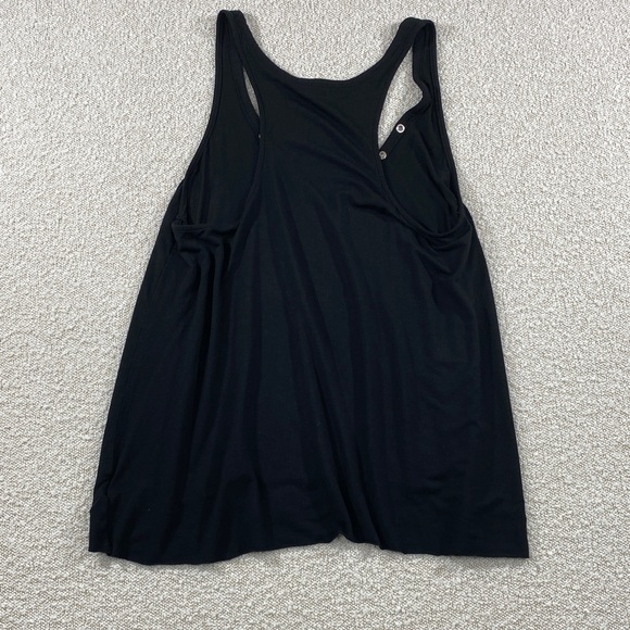 PINK Victoria's Secret Black Tank Top with Grommet Accents woman’s LG super soft - Picture 12 of 13